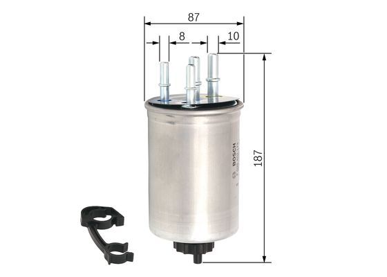 RANGE ROVER SPORT MAZOT FİLTRESİ LR010075 RANGE ROVER Sport modeli için mazot filtresi LR010075